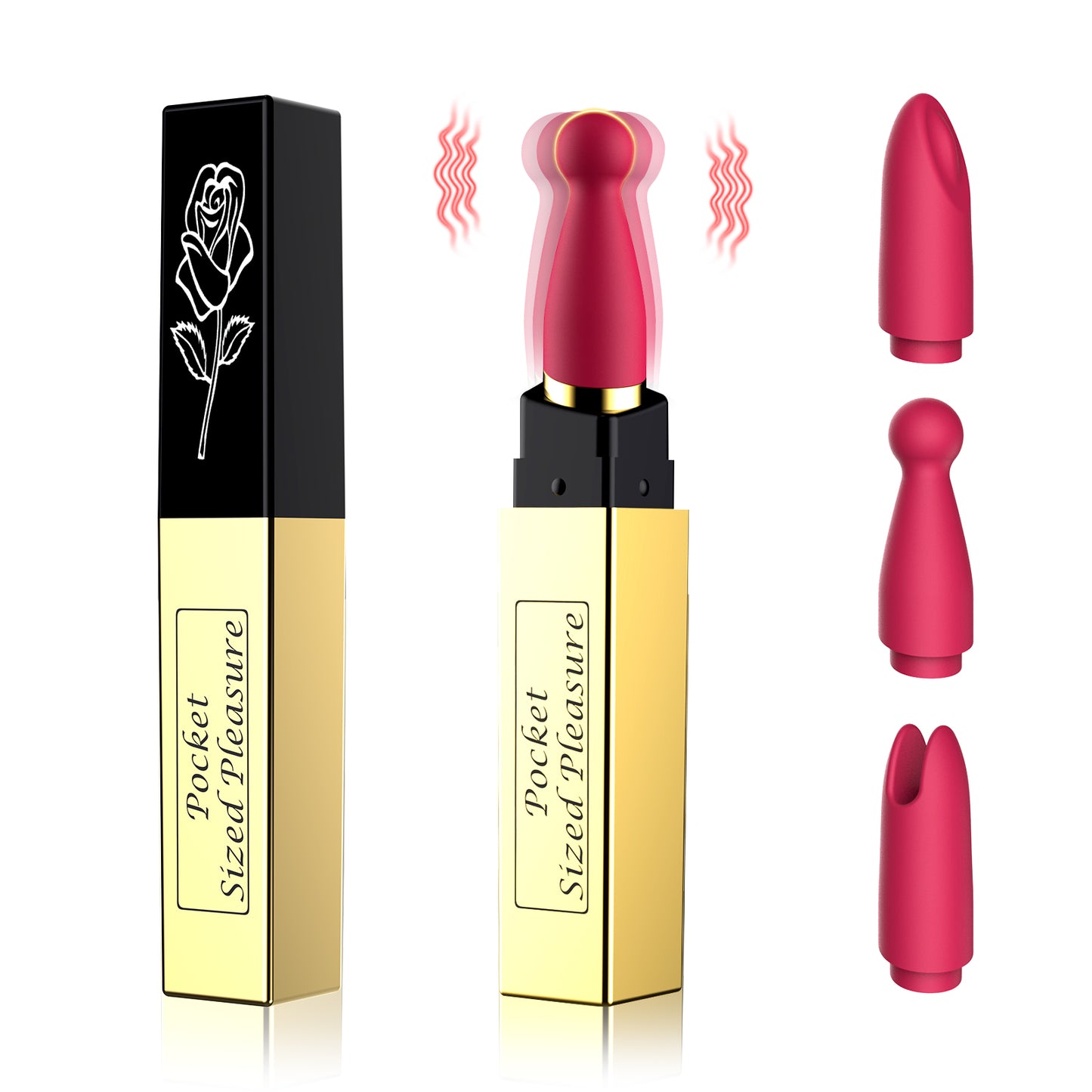 SAOKAY Luxe Lipstick Vibrator – Discreet Rechargeable Massager