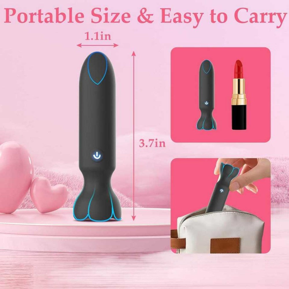 SAOKAY Mini Bullet Vibrator – App Controlled Rechargeable Massager
