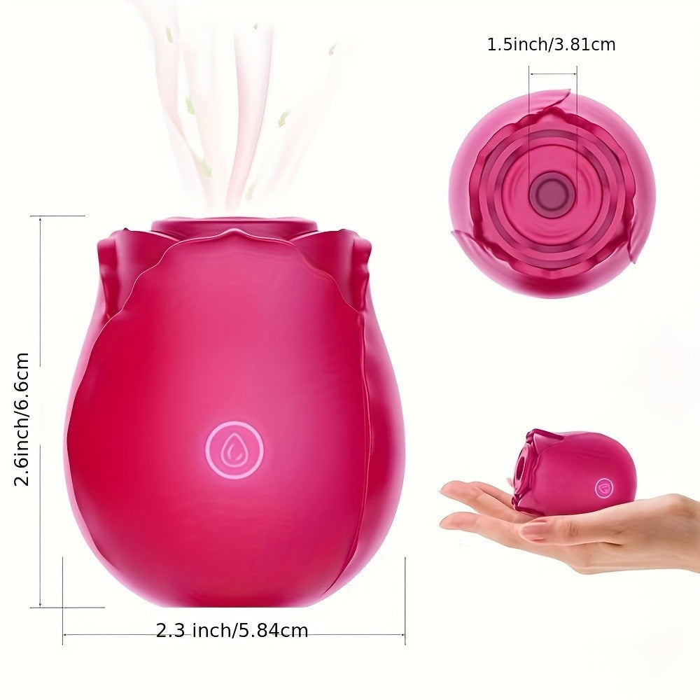 SAOKAY Rose Air Pulse Massager – Rechargeable & Waterproof