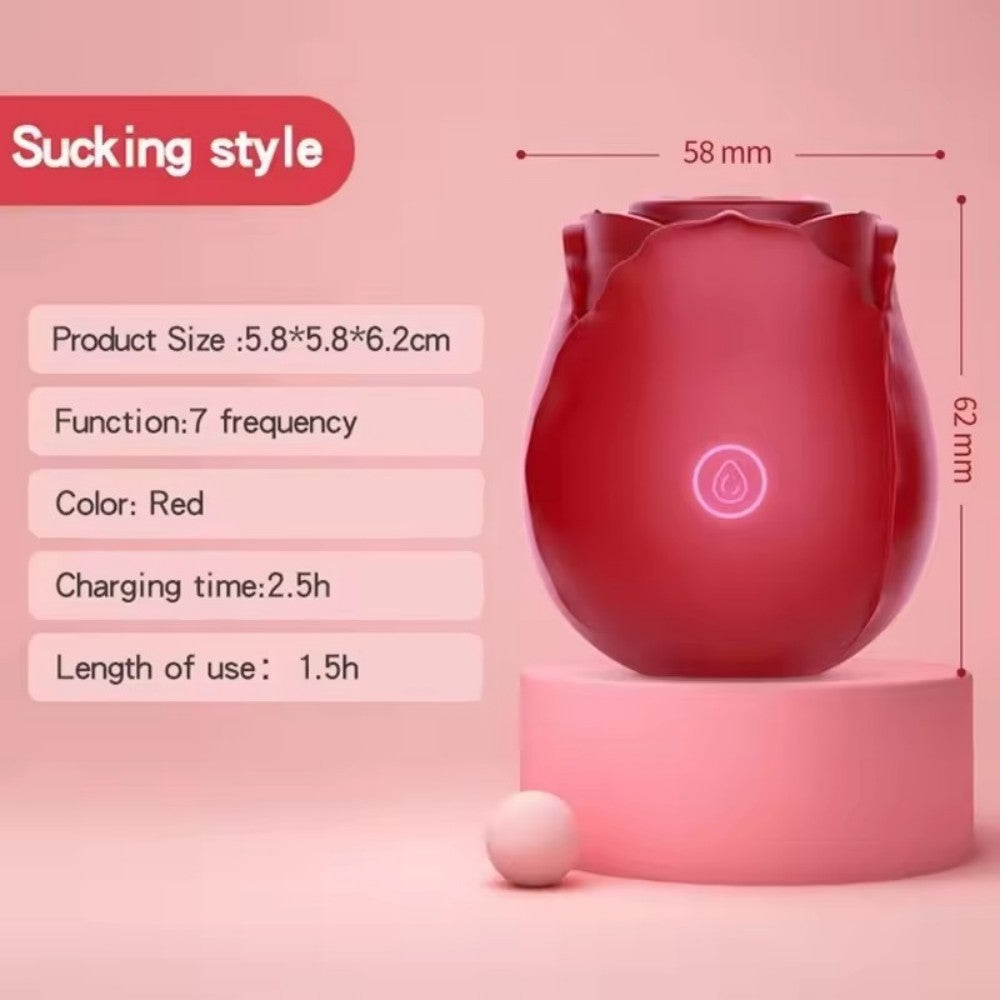 SAOKAY Rose Air Pulse Massager – Rechargeable & Waterproof