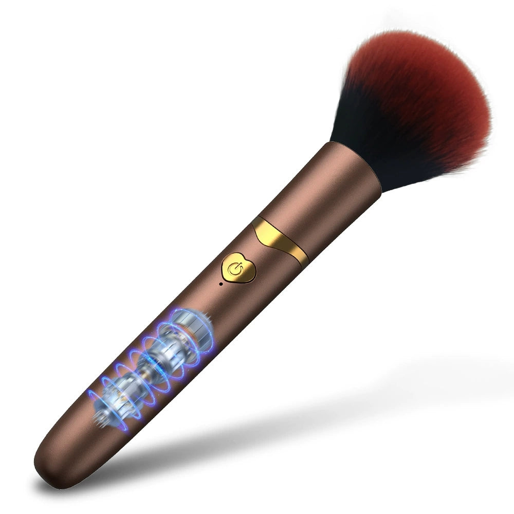 SAOKAY Vibrating Tickle Massager – Soft Brush Sensory Stimulator
