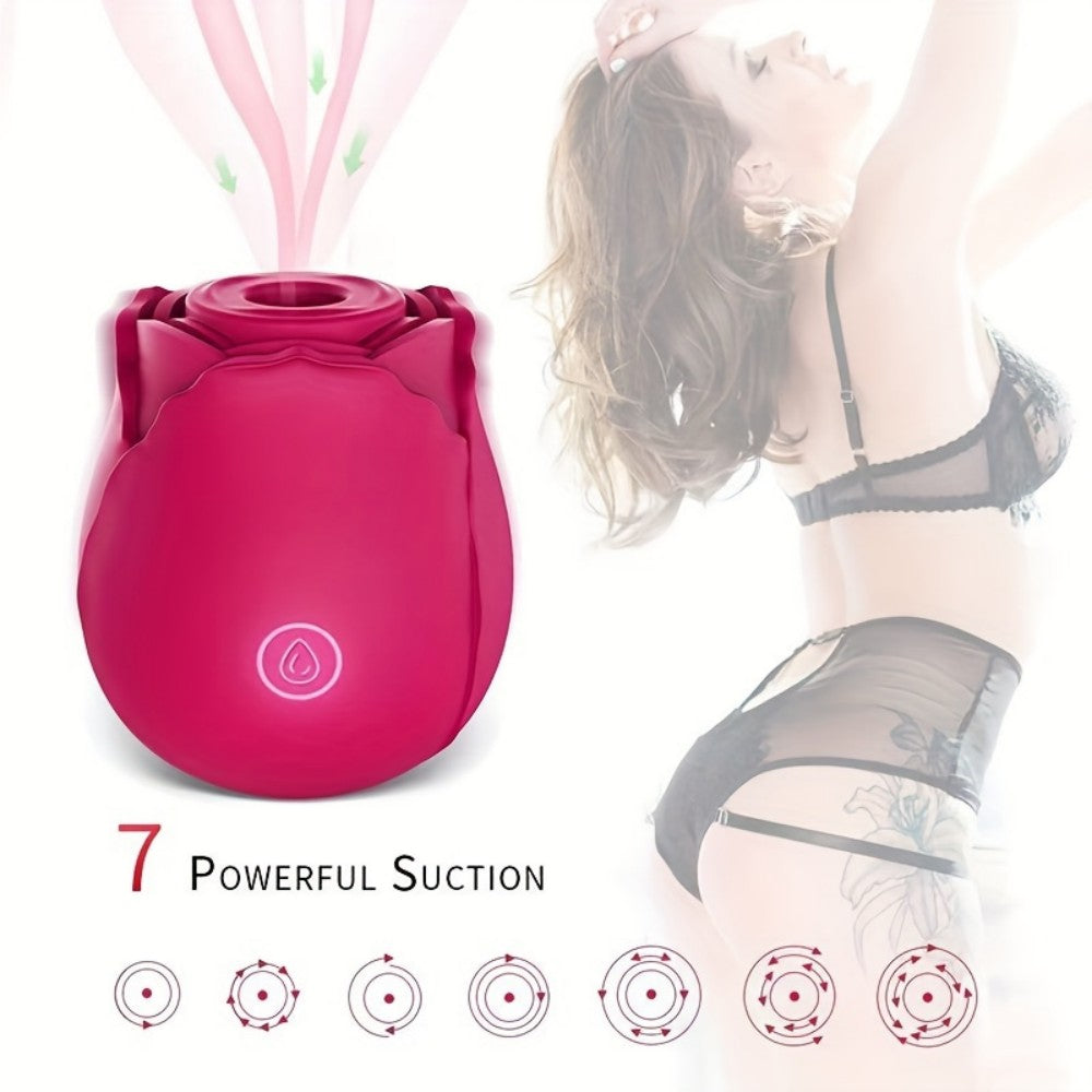 SAOKAY Rose Air Pulse Massager – Rechargeable & Waterproof