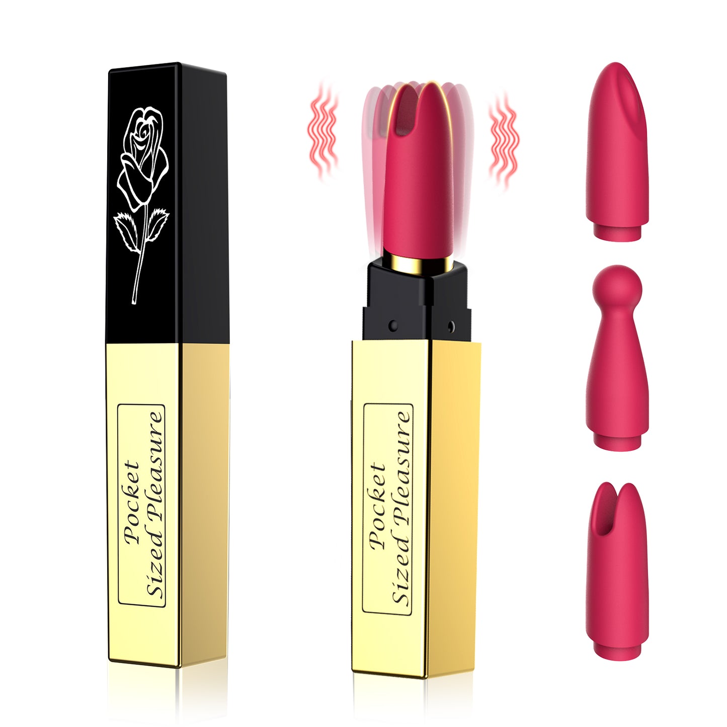 SAOKAY Luxe Lipstick Vibrator – Discreet Rechargeable Massager