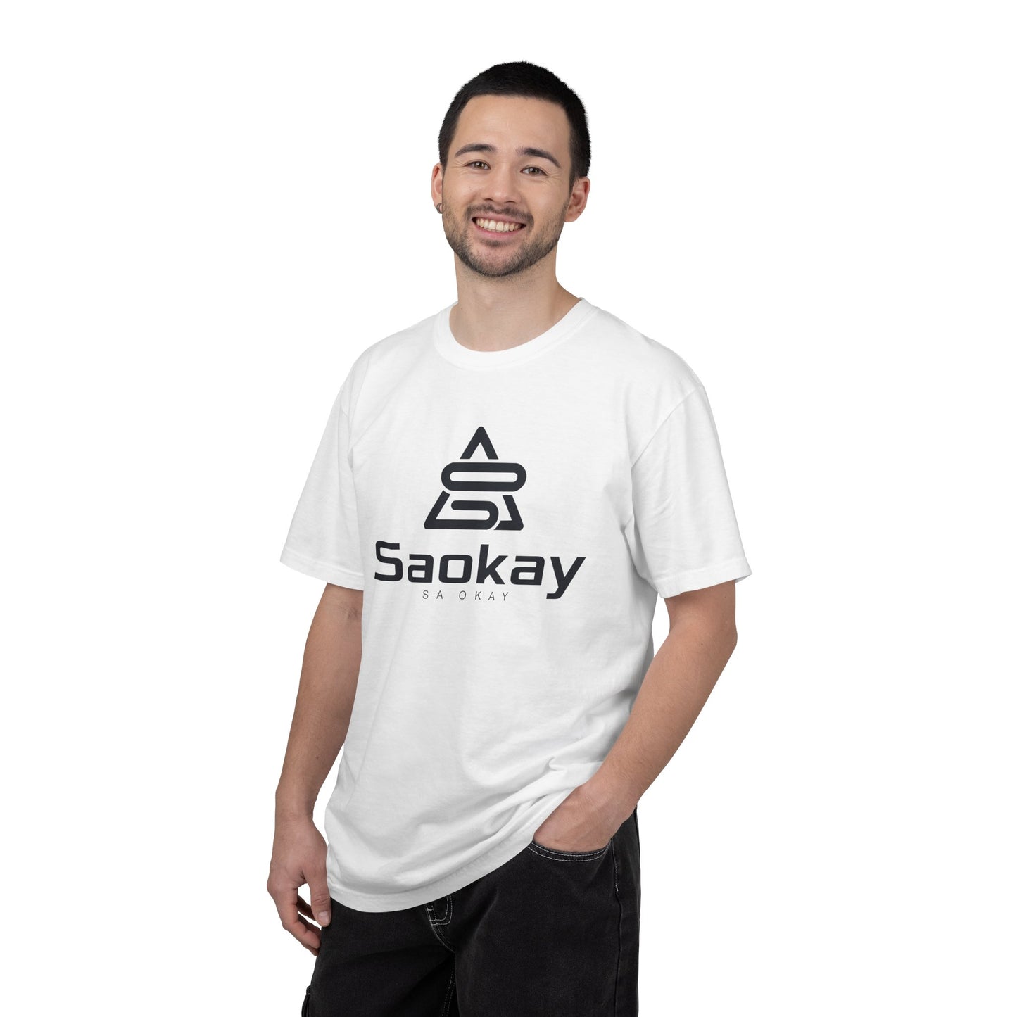 Saokay Logo T‑Shirt — Minimal Branded Graphic Tee