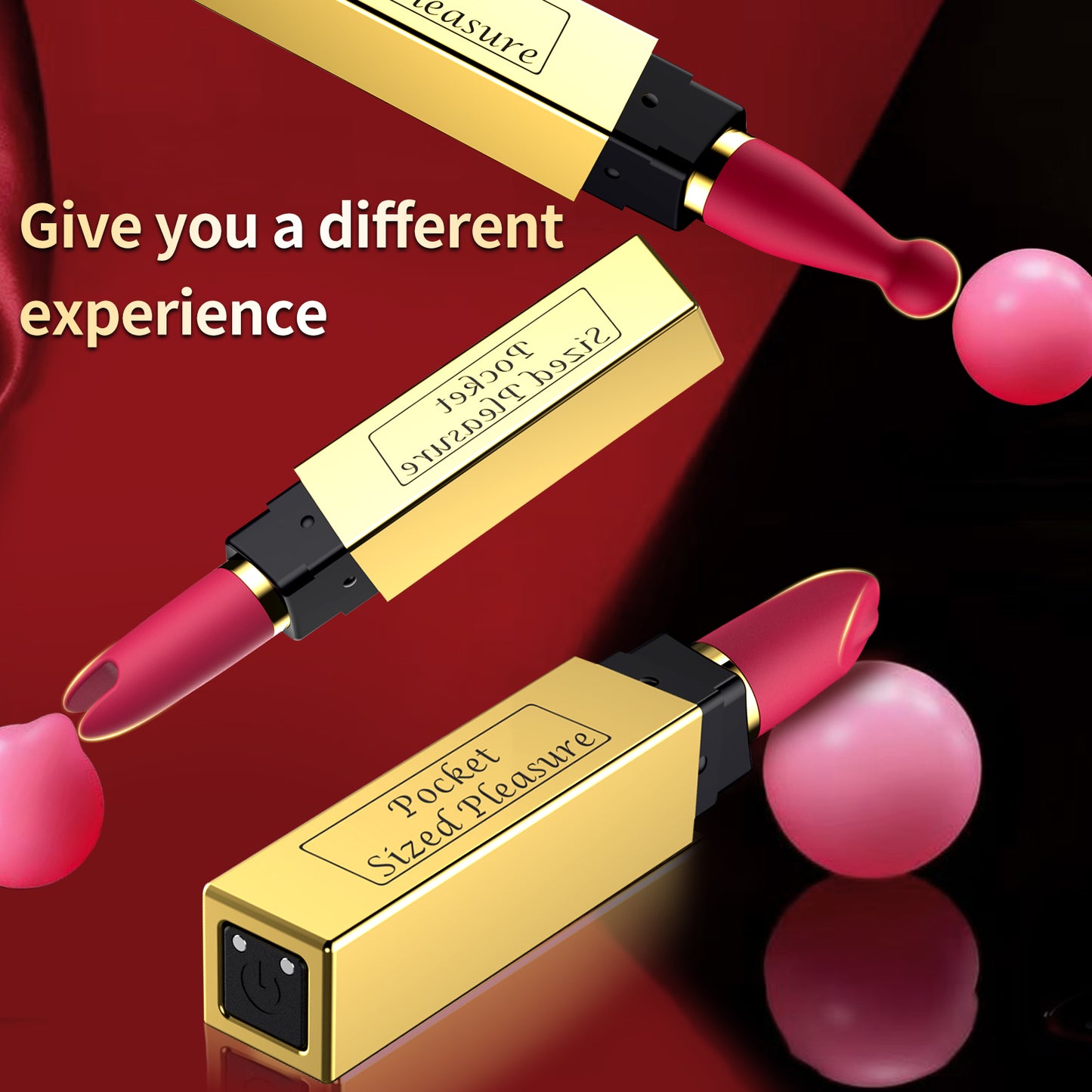 SAOKAY Luxe Lipstick Vibrator – Discreet Rechargeable Massager