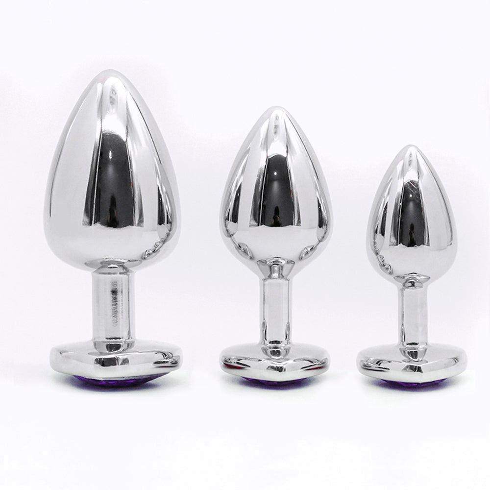 Luxury Stainless Steel Anal Plug – Smooth Metal Butt Plug