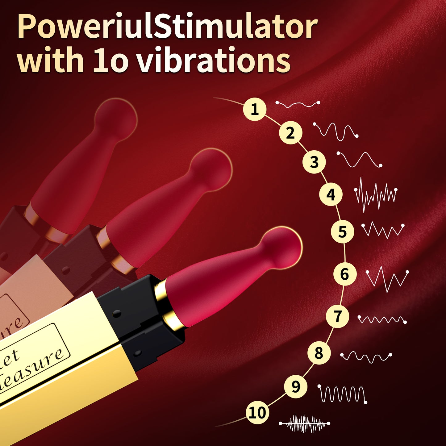 SAOKAY Luxe Lipstick Vibrator – Discreet Rechargeable Massager