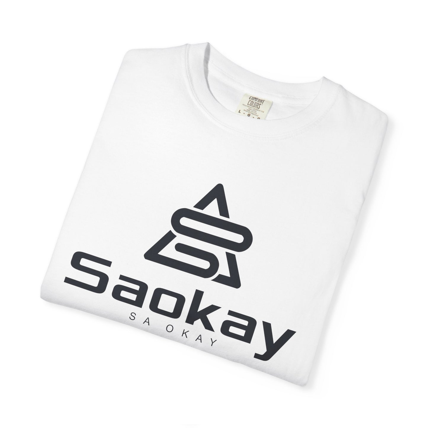 Saokay Logo T‑Shirt — Minimal Branded Graphic Tee