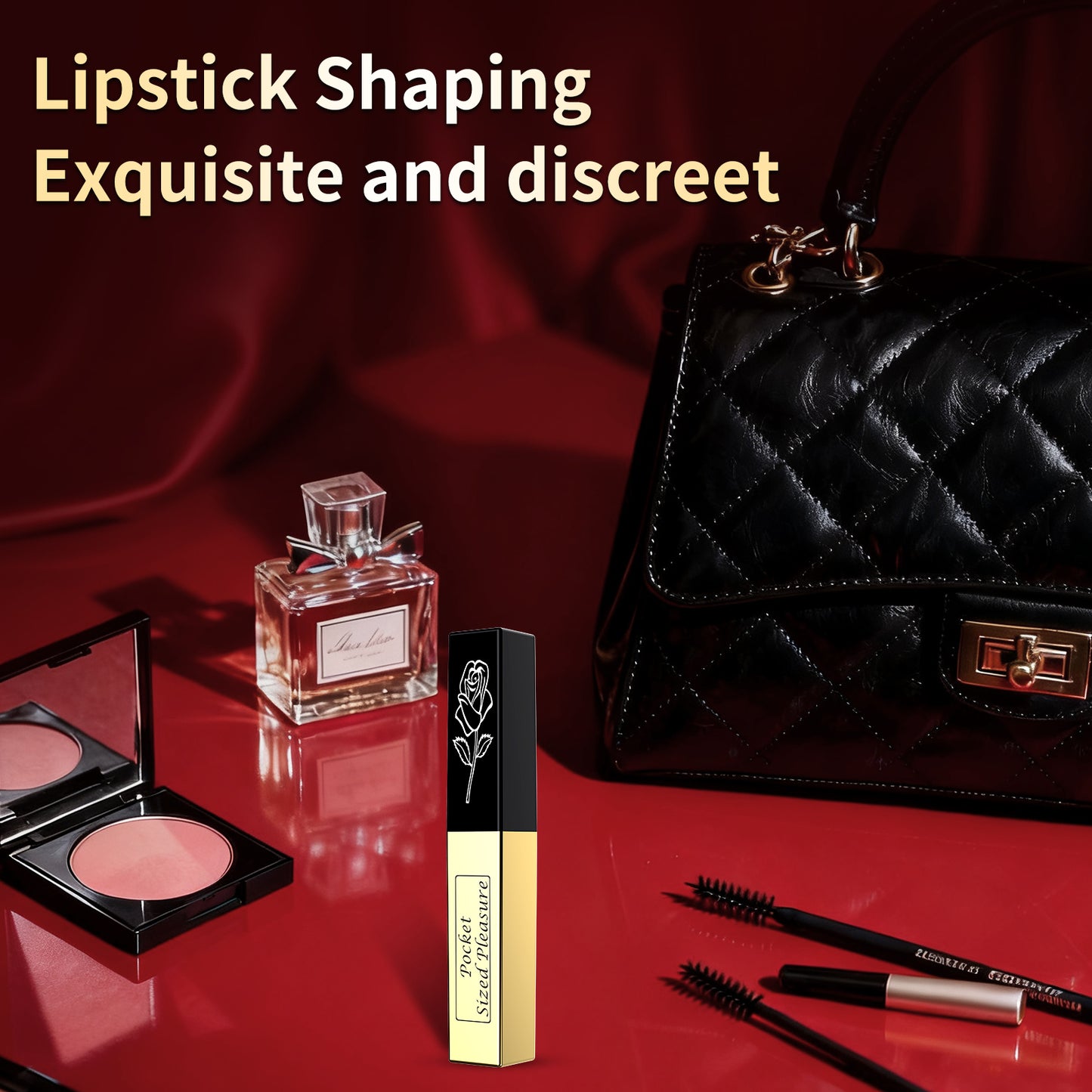 SAOKAY Luxe Lipstick Vibrator – Discreet Rechargeable Massager