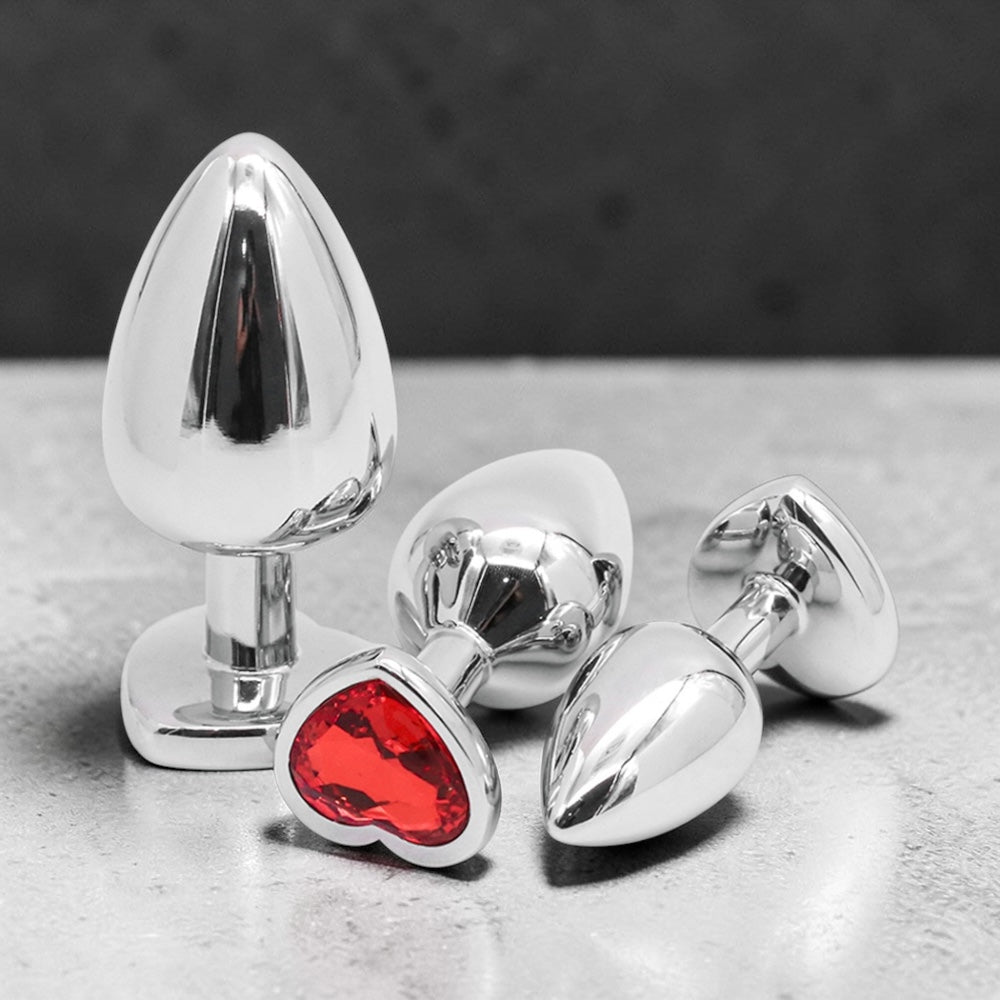 Luxury Stainless Steel Anal Plug – Smooth Metal Butt Plug