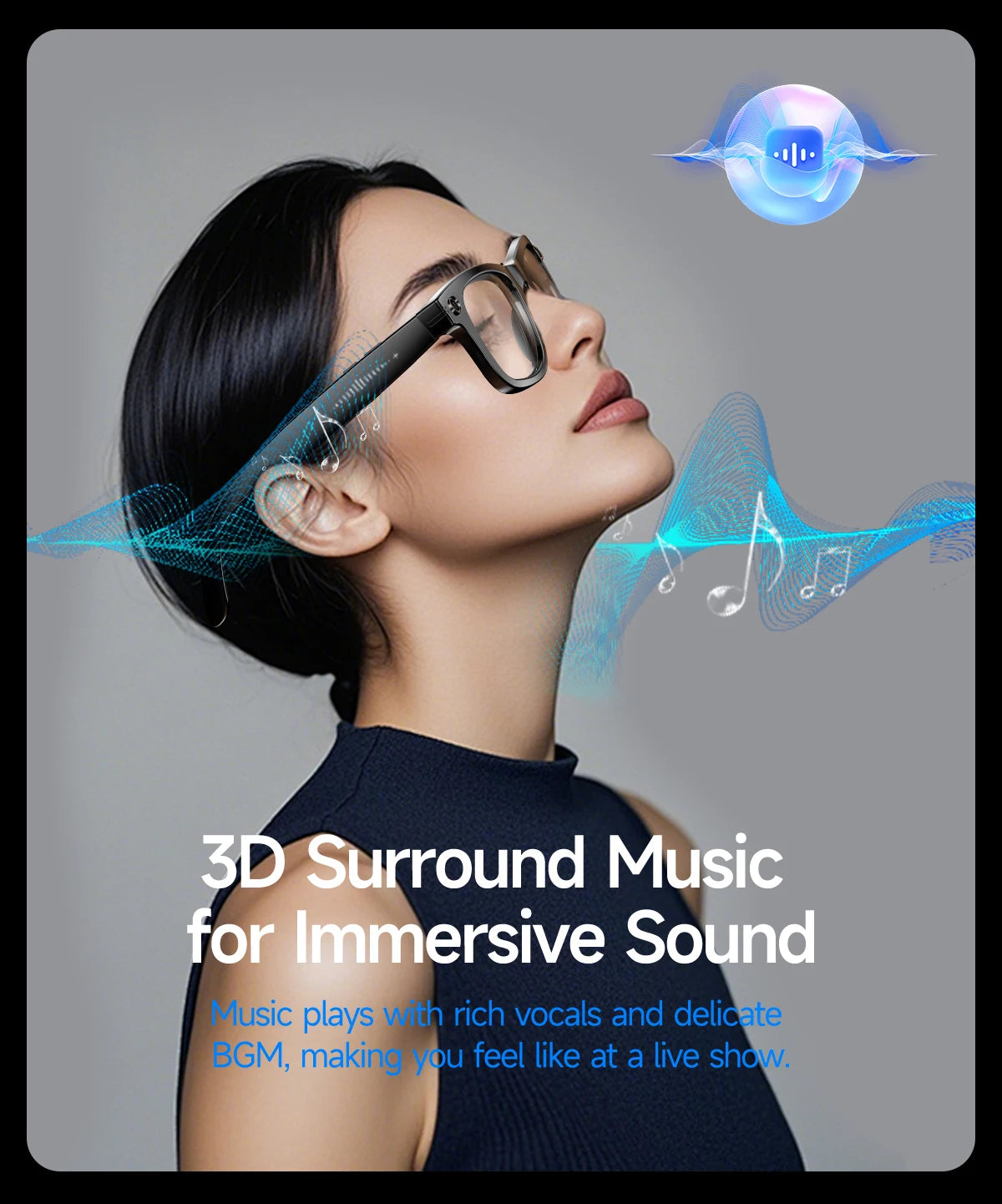 2026 Smart Glasses HD Photo Video OpenAI Record Translation Touch Photochromic Lenses Bluetooth Call Music Multifunction Glasses