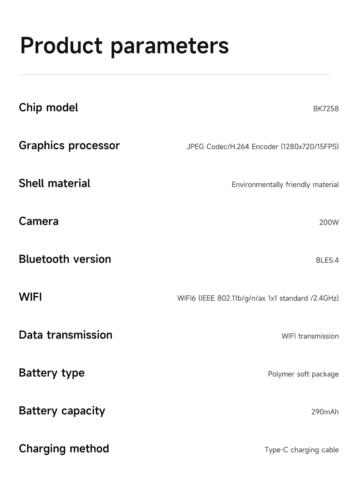 Smart Sunglasses for Men And Women with 200W HD Camera AI Photo Recognition Video Recording 290mAh Battery 512M Storage