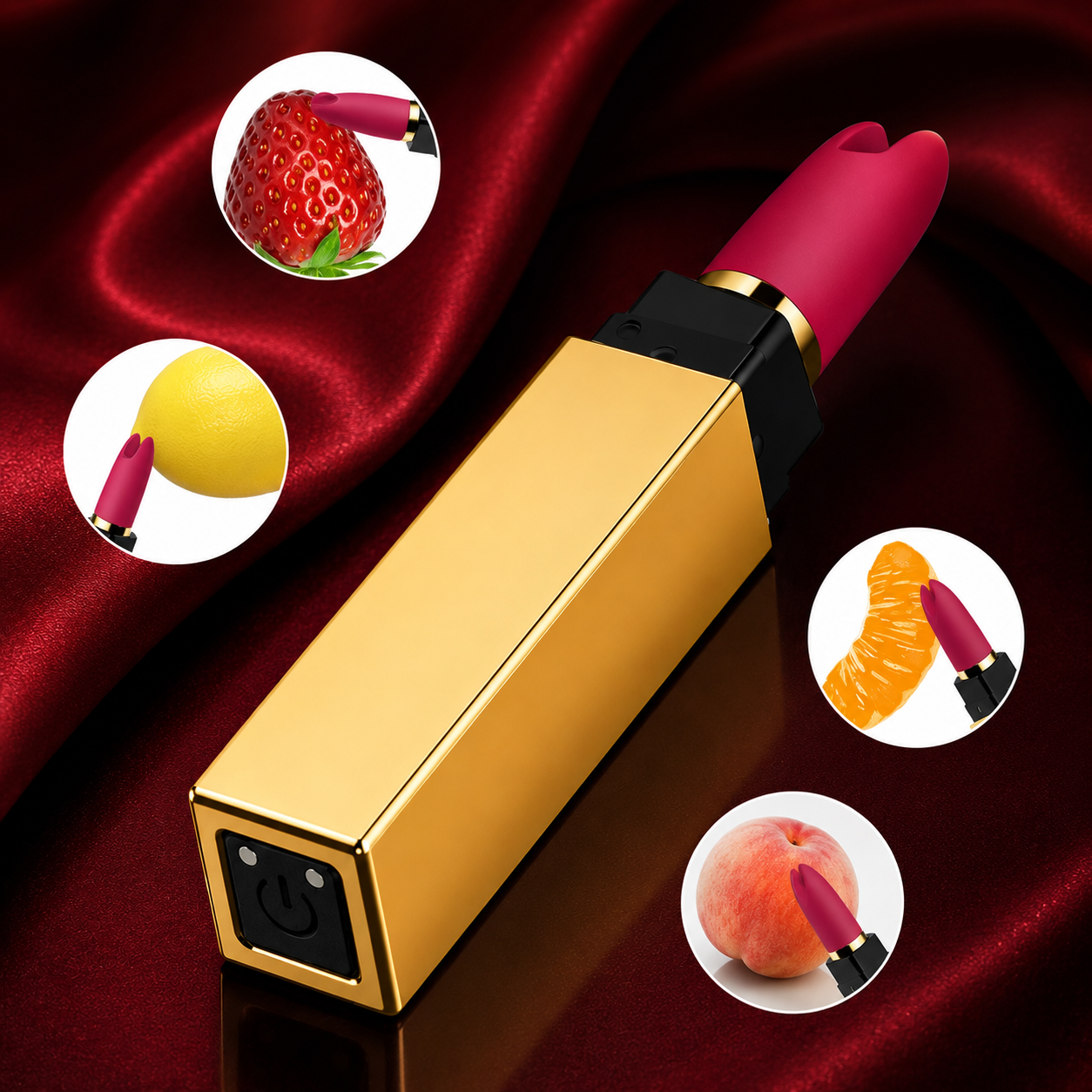 SAOKAY Luxe Lipstick Vibrator – Discreet Rechargeable Massager